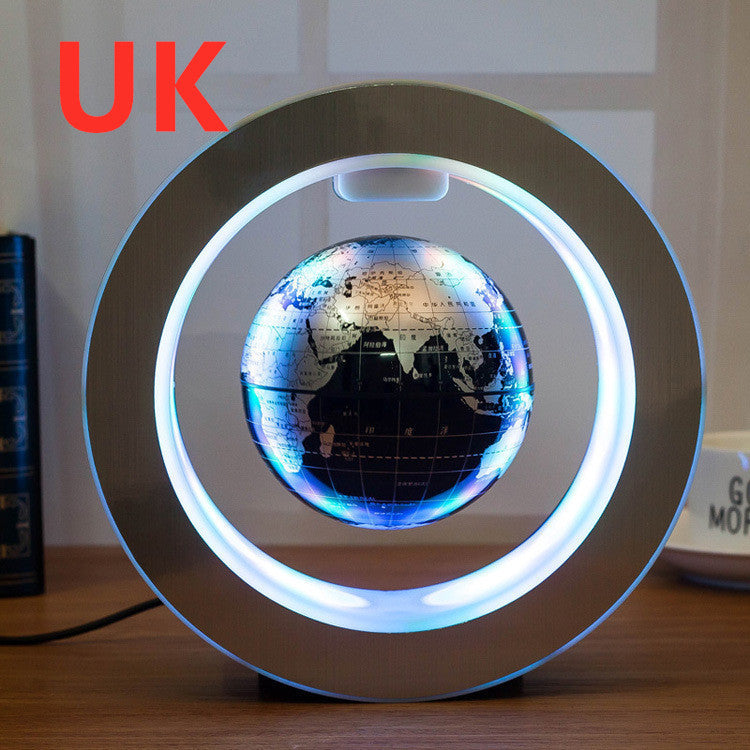 “Magnetic Levitating Globe with LED World Map - Floating Anti-Gravity Light for Home and Office Decor”