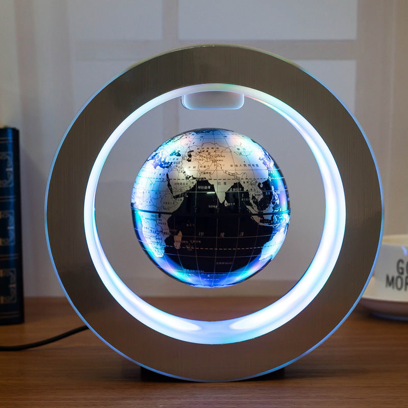“Magnetic Levitating Globe with LED World Map - Floating Anti-Gravity Light for Home and Office Decor”