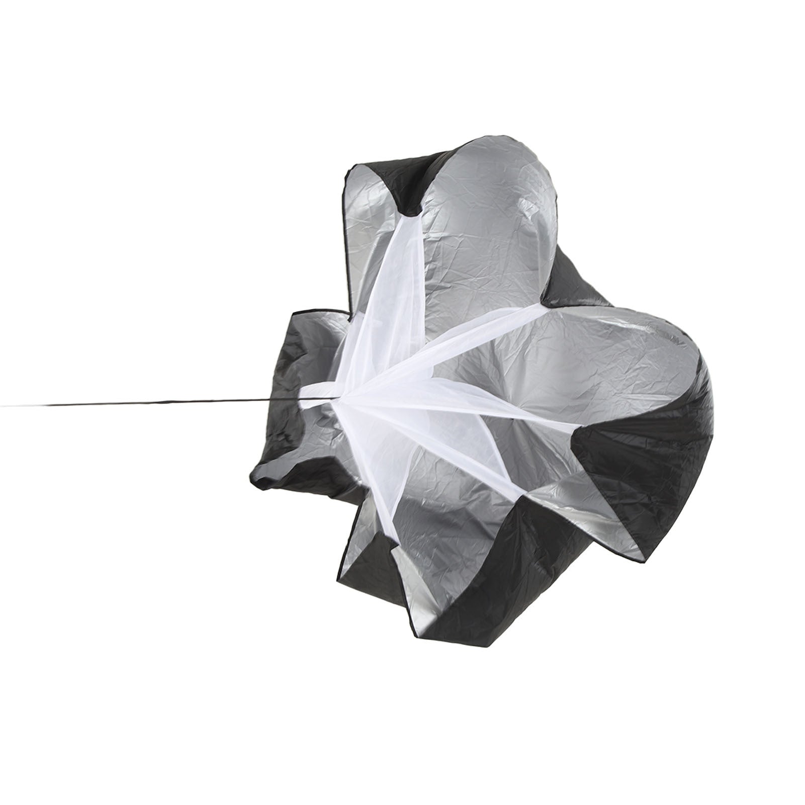 Running Speed Training Parachute Speed Resistance Parachute Running Sprint Chute Soccer Football Sport Speed Training Black