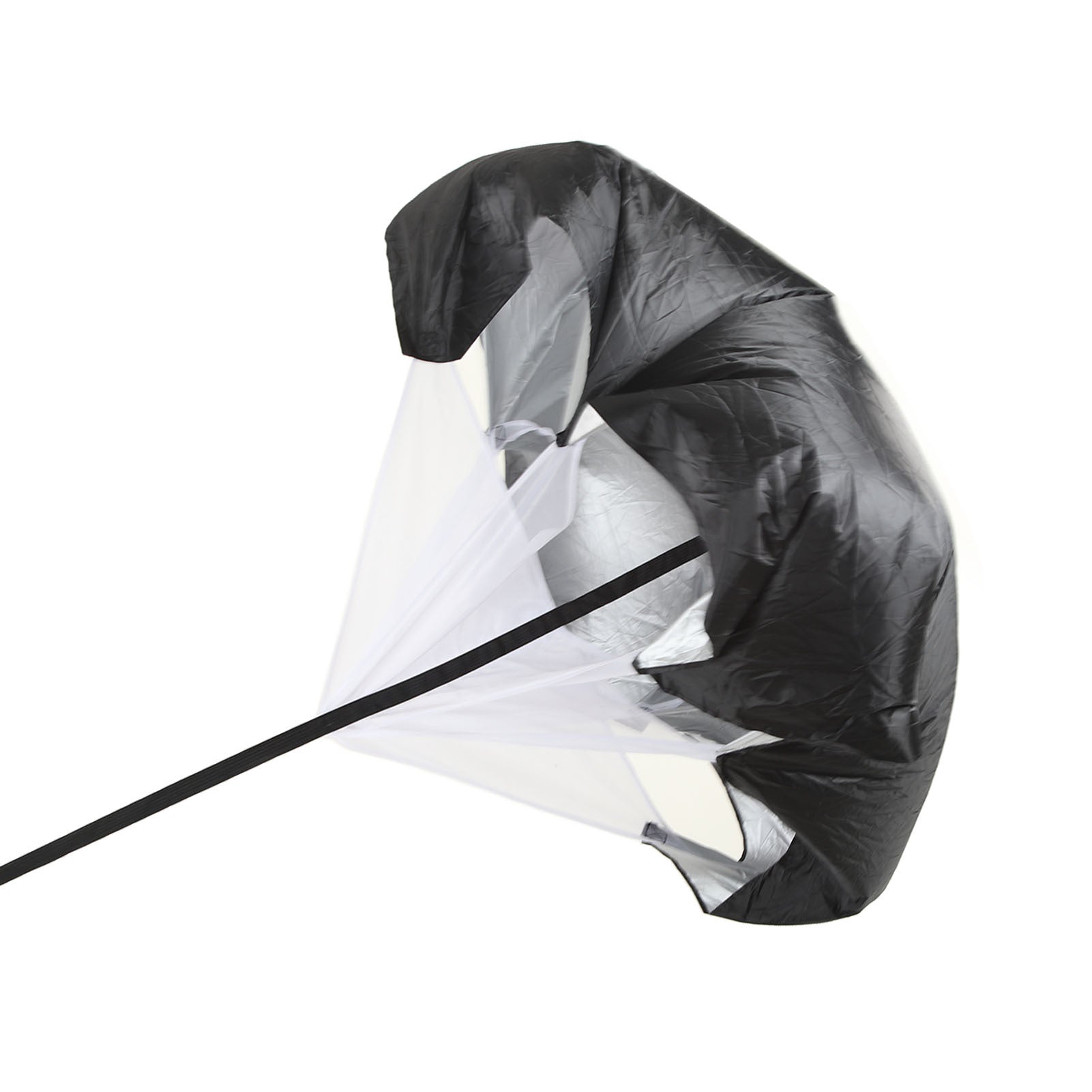 Running Speed Training Parachute Speed Resistance Parachute Running Sprint Chute Soccer Football Sport Speed Training Black