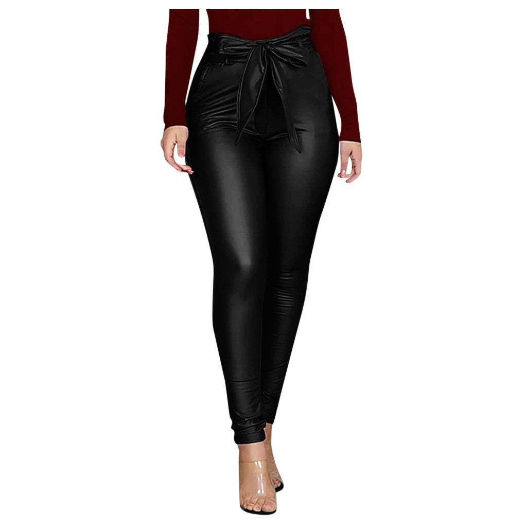 Elevate Your Style: On Sale! Premium Women’s Leather Leggings - Shop Now!