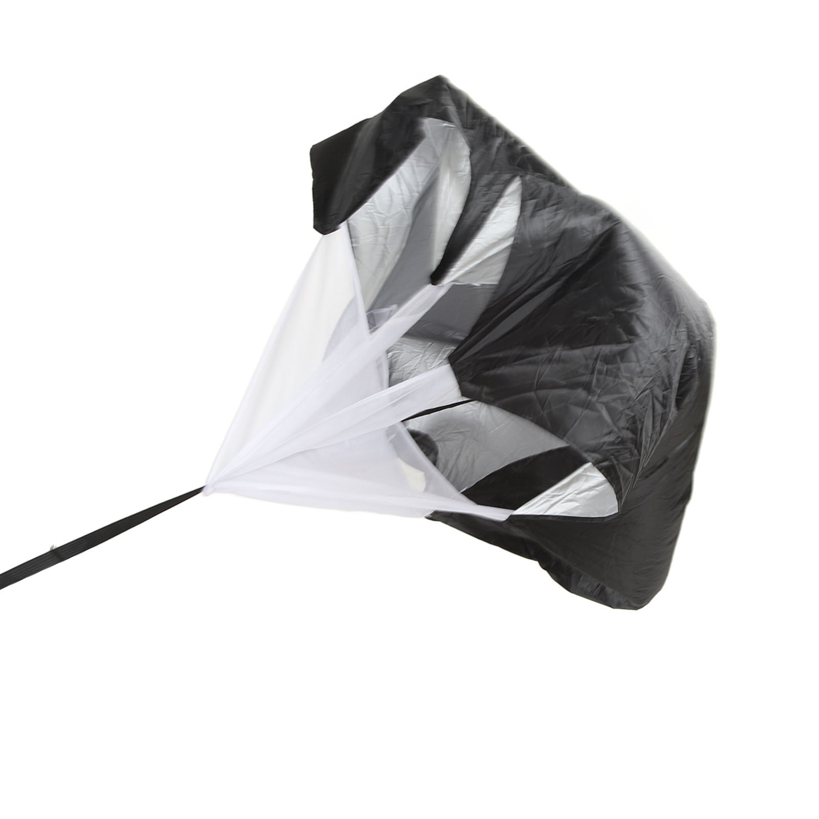Running Speed Training Parachute Speed Resistance Parachute Running Sprint Chute Soccer Football Sport Speed Training Black