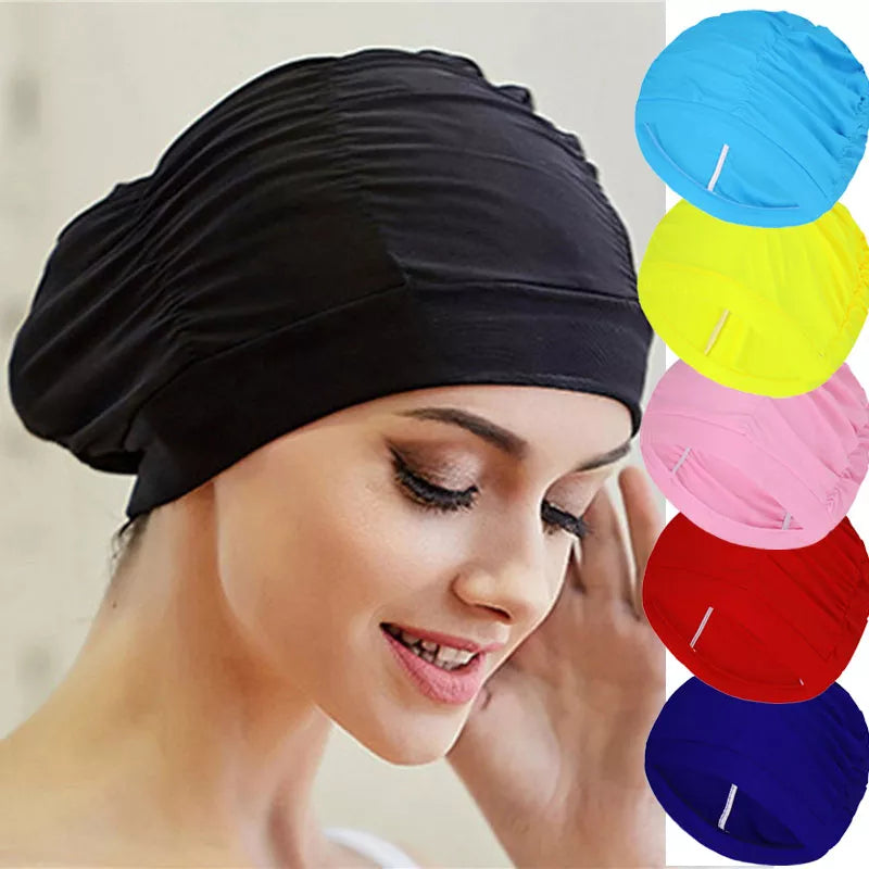 Long Hair Swim Pool Sport Elastic Nylon Turban