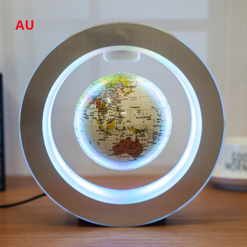“Magnetic Levitating Globe with LED World Map - Floating Anti-Gravity Light for Home and Office Decor”