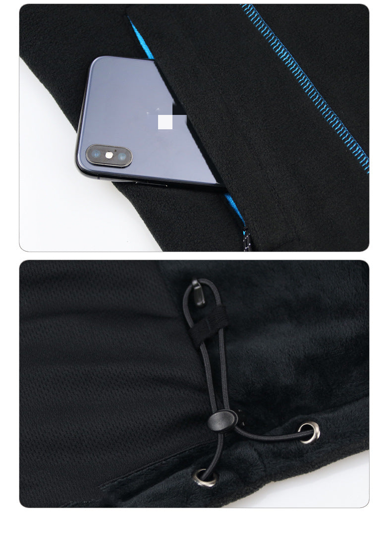 Fleece Electric Heating Vest USB Four Zone Thin Thermal Insulation Intelligent Heating