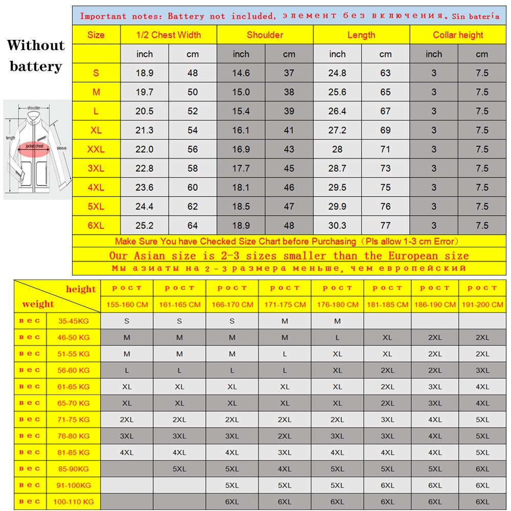 Heated Vest Thermal Clothing