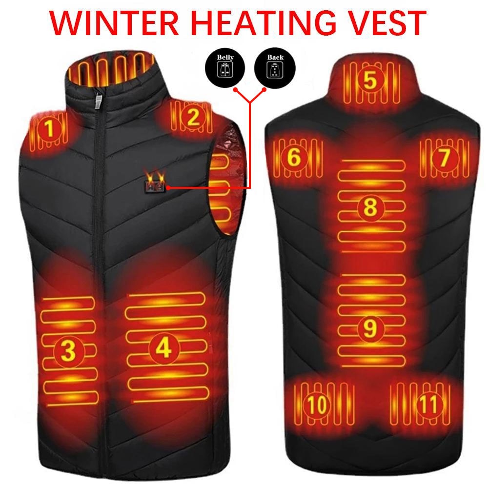 USB Heated Vest Winter Jacket