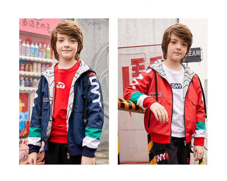 Stylish Boys' Jackets: Trendy Kids' Outerwear for Spring & Summer Fashion