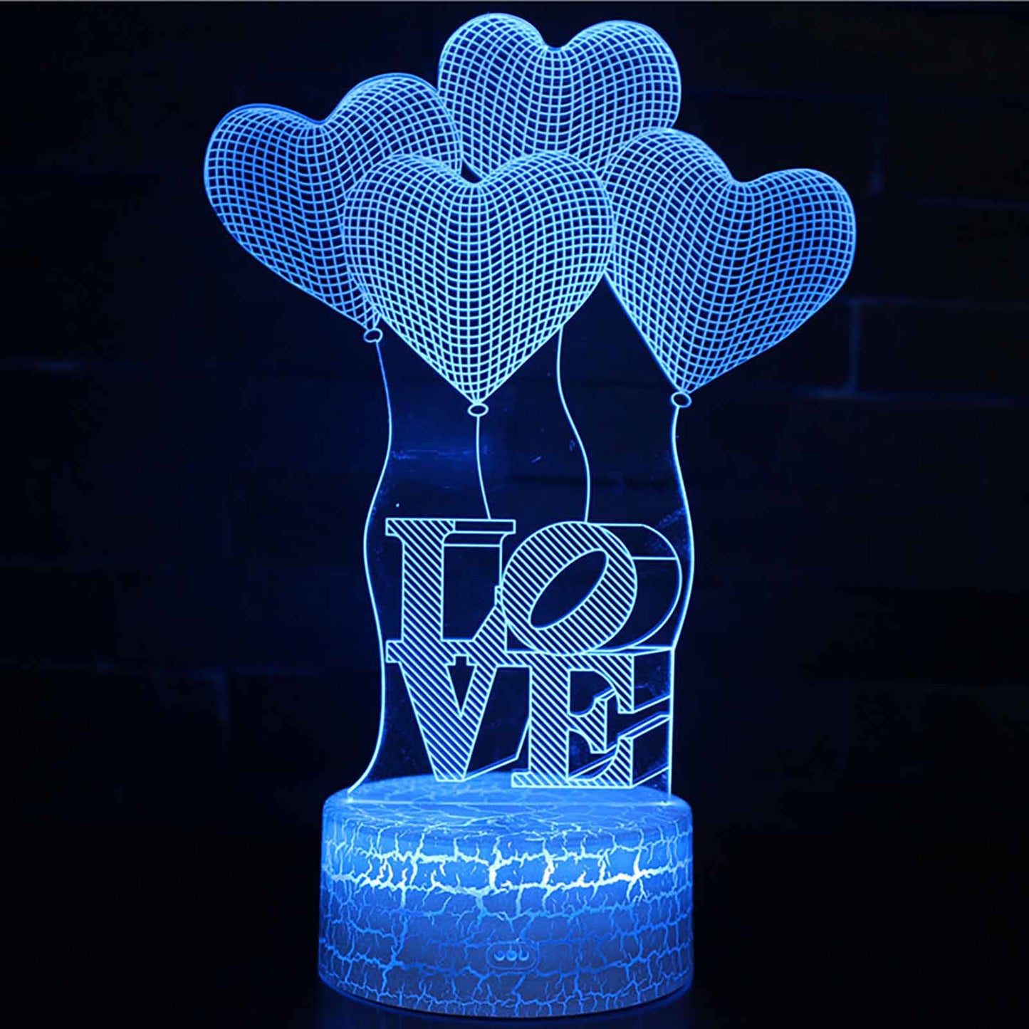 Illuminating Love: Heart-Shaped LED Lamp - Perfect Romantic Gift for Valentine's Day and Mother's Day