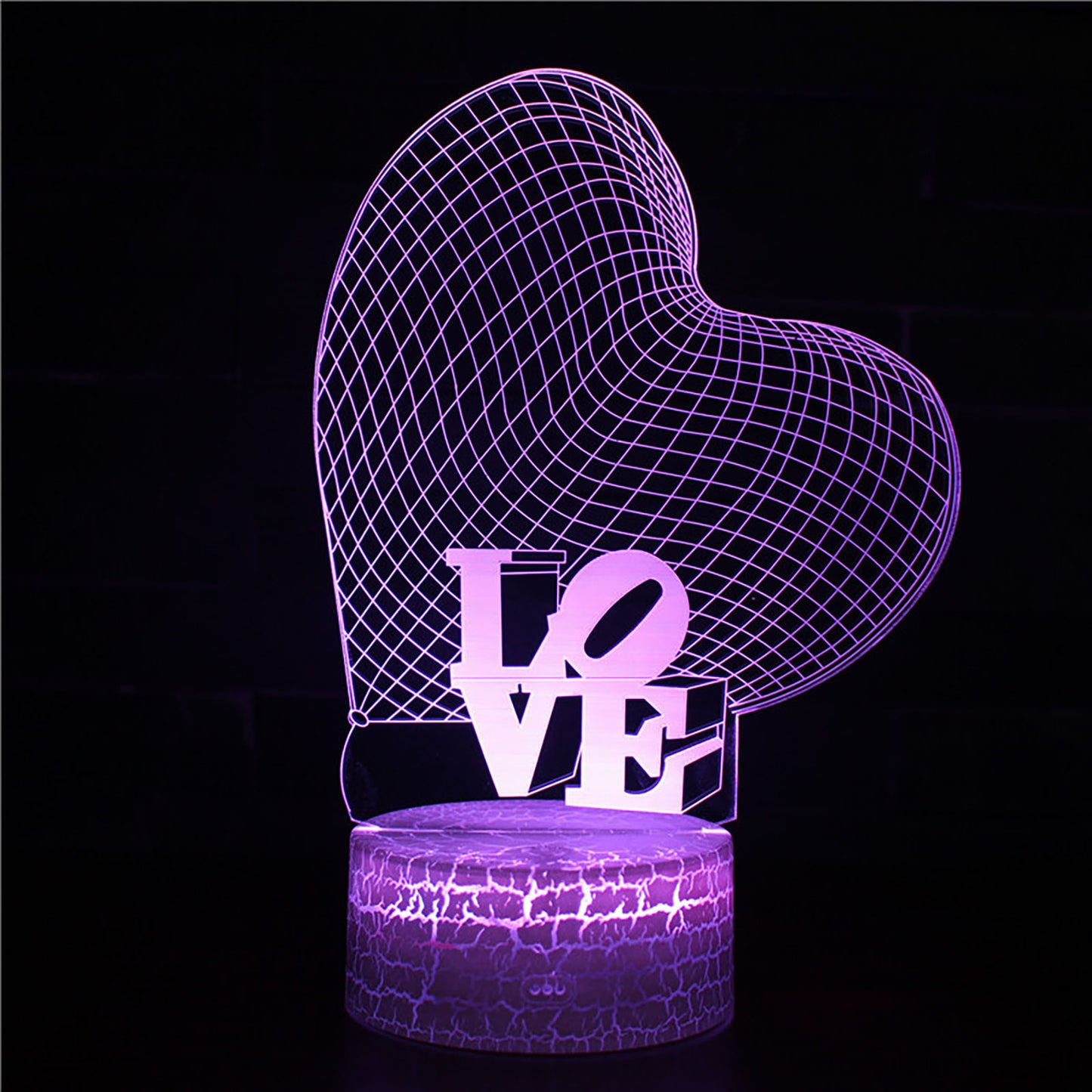 Illuminating Love: Heart-Shaped LED Lamp - Perfect Romantic Gift for Valentine's Day and Mother's Day