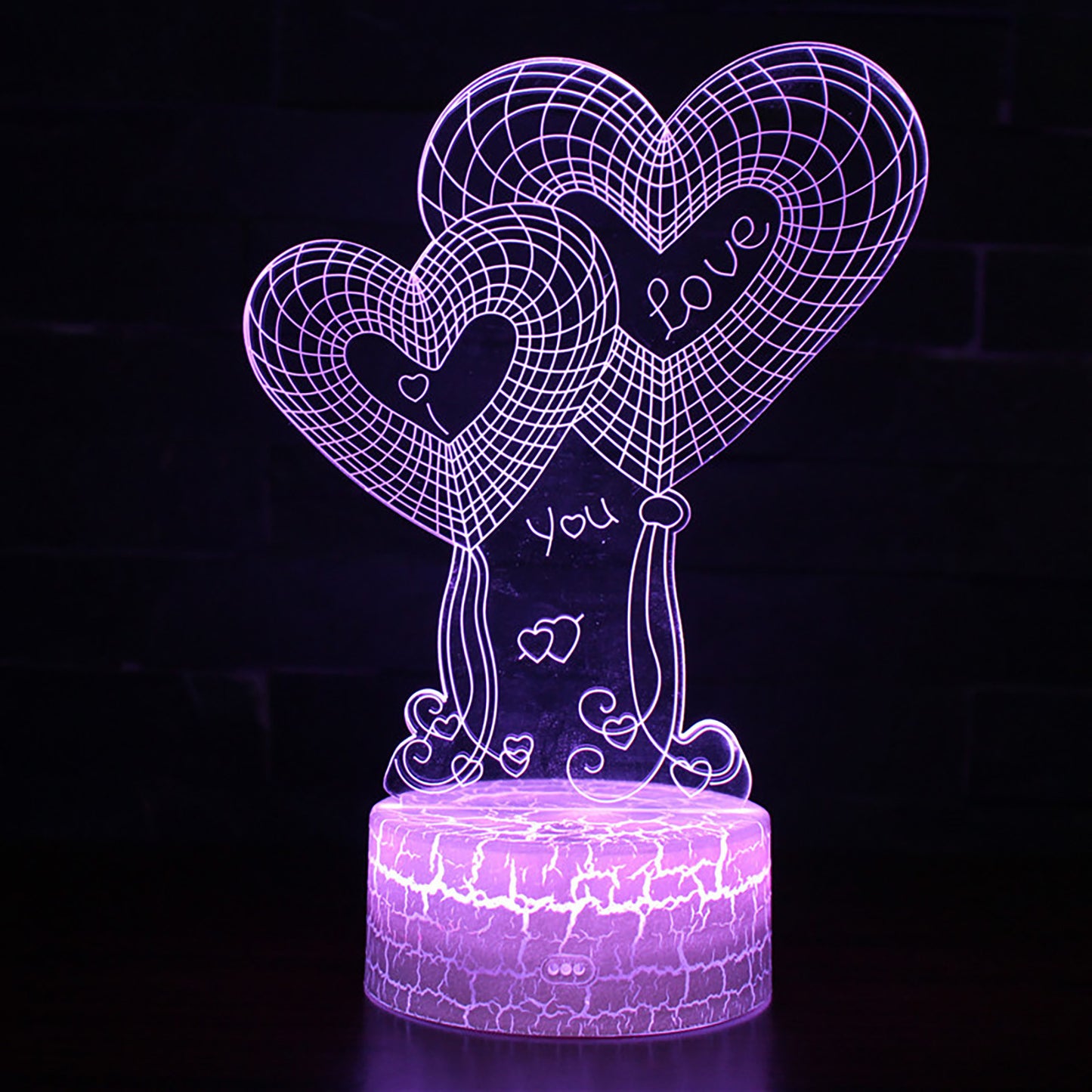 Illuminating Love: Heart-Shaped LED Lamp - Perfect Romantic Gift for Valentine's Day and Mother's Day