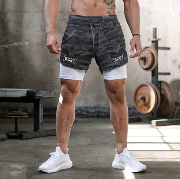 Premium Men's Double-Layered Fitness Shorts: Performance, Comfort, and Style