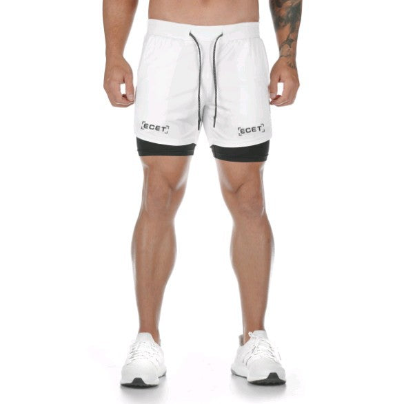 Premium Men's Double-Layered Fitness Shorts: Performance, Comfort, and Style