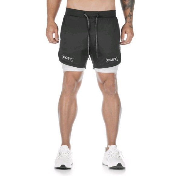 Premium Men's Double-Layered Fitness Shorts: Performance, Comfort, and Style