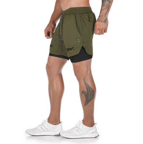 Premium Men's Double-Layered Fitness Shorts: Performance, Comfort, and Style