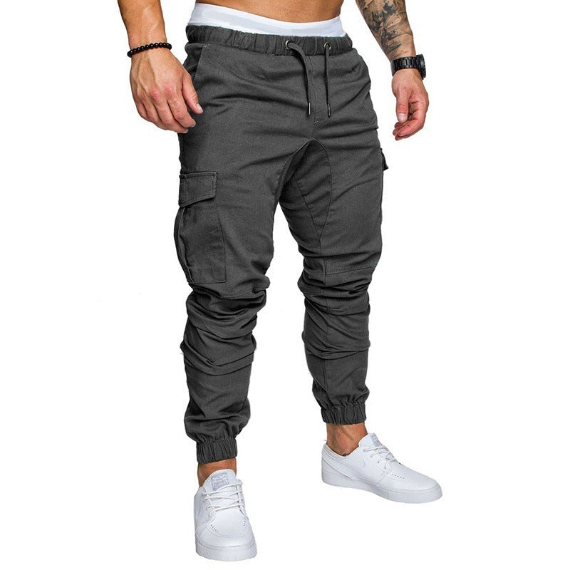 Casual pants, leg pants, male