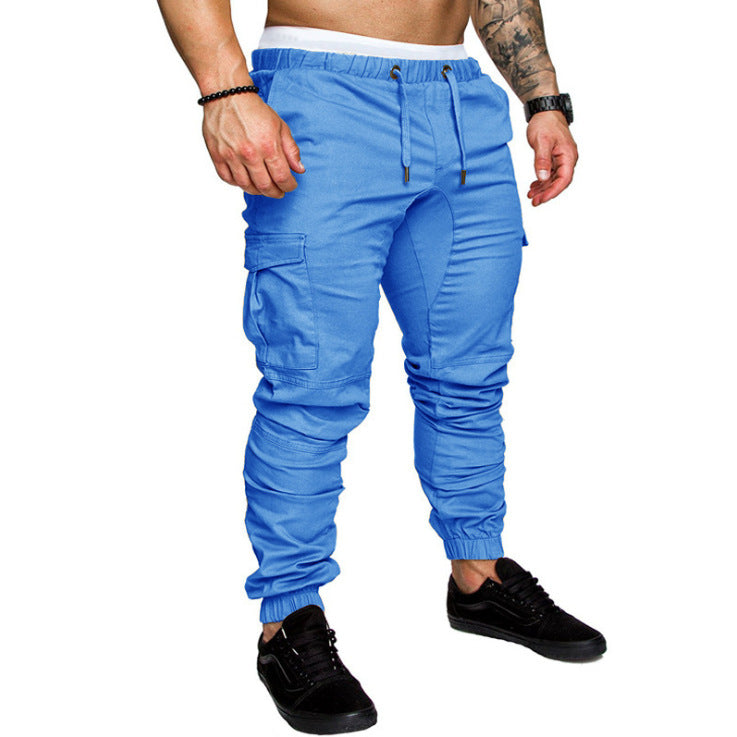 Casual pants, leg pants, male