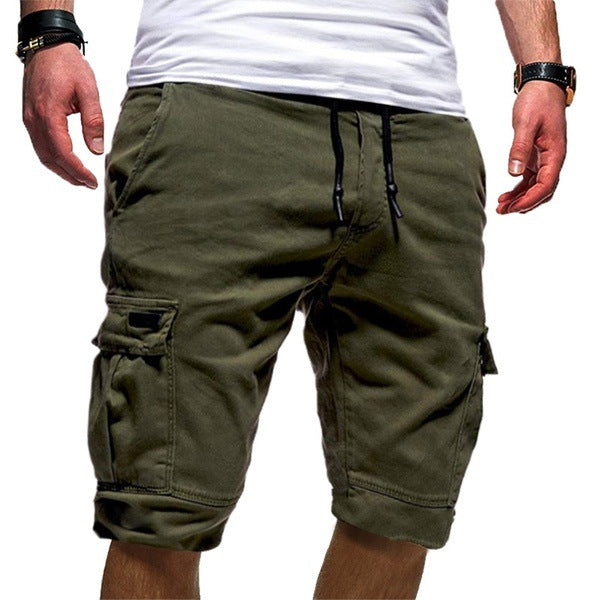 Men Casual Jogger Sports Cargo Shorts Military Combat Workout Gym Trousers Summer Mens Clothing