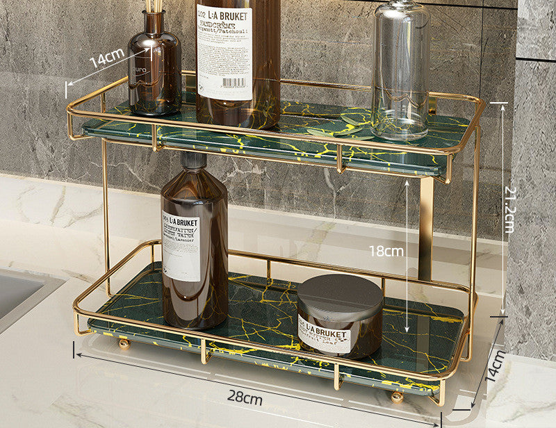 Light Luxury Bathroom Shelf