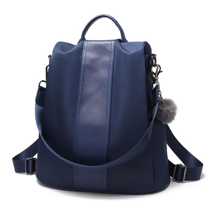 Multifunction Vegan Women's Anti-Theft Faux Leather Backpack