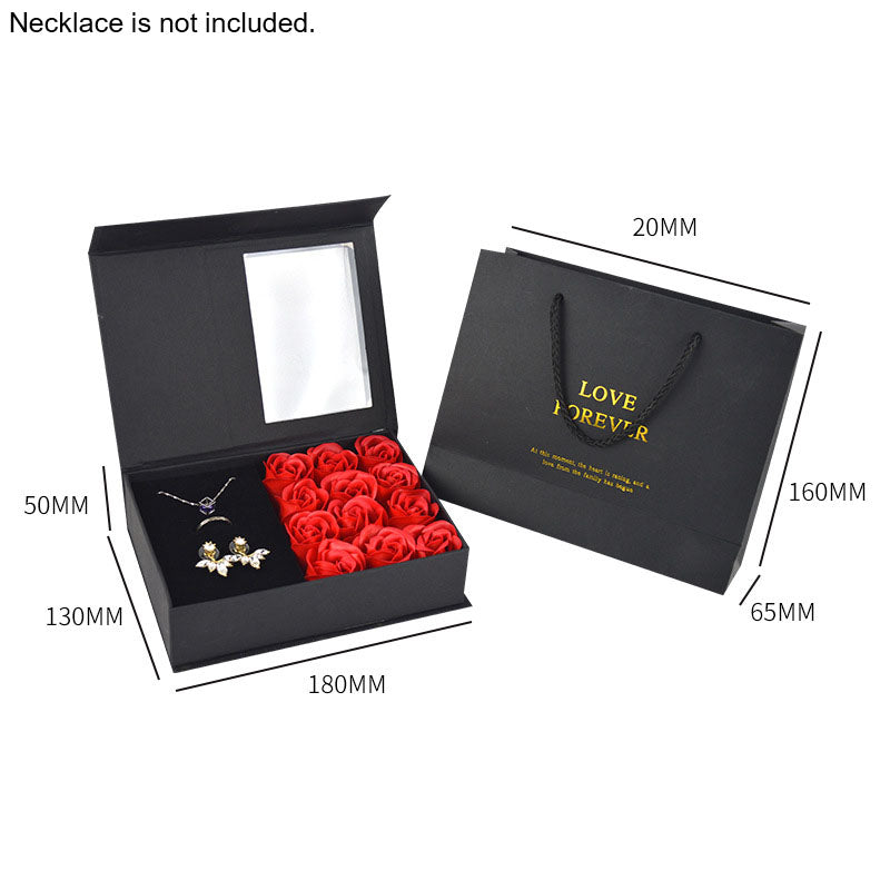 Mother's Day Gift: Rose Soap Flower Gift Box with Artificial Roses - Window Display