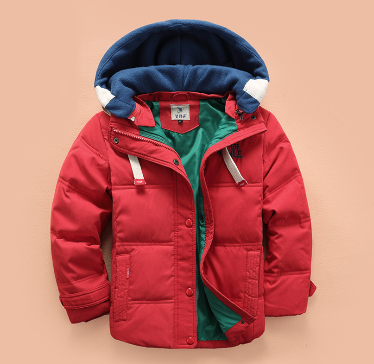 Children's down jacket boy 2021 new Korean version of the thickening down jacket in the children's winter clothing