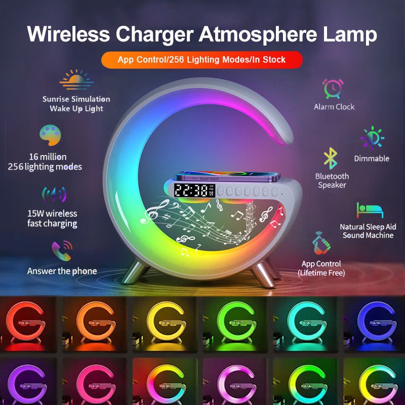 New Intelligent LED Lamp Bluetooth Speaker With App Controls