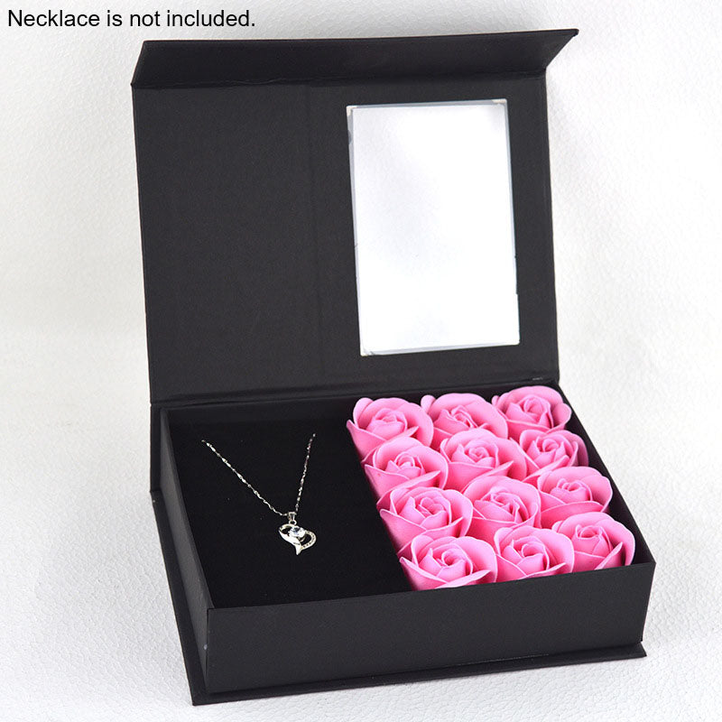 Mother's Day Gift: Rose Soap Flower Gift Box with Artificial Roses - Window Display