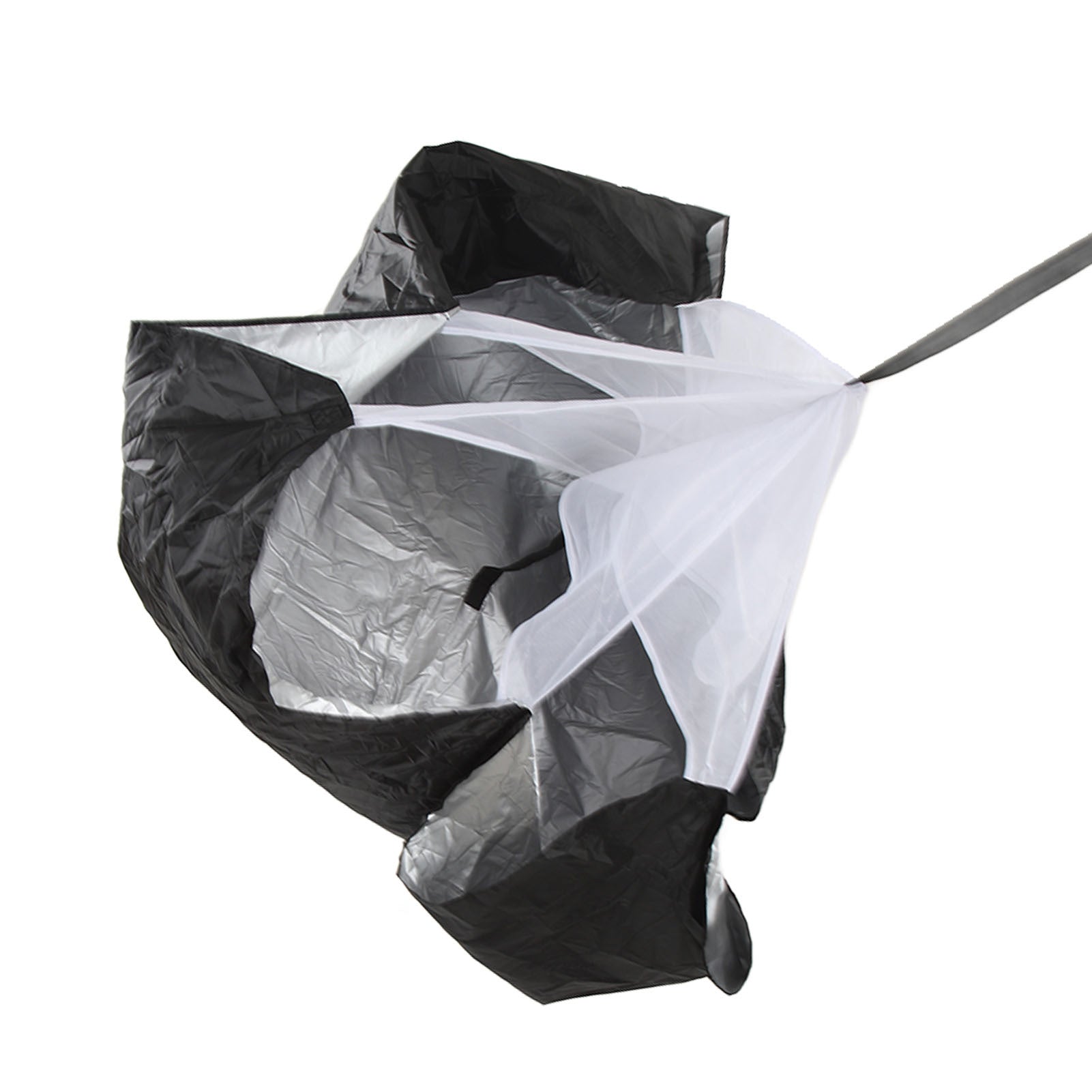 Running Speed Training Parachute Speed Resistance Parachute Running Sprint Chute Soccer Football Sport Speed Training Black