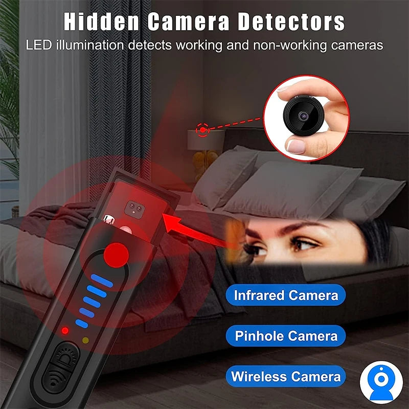 Hidden Camera Detector Alarm with Gps Signal Device Scanner Detector