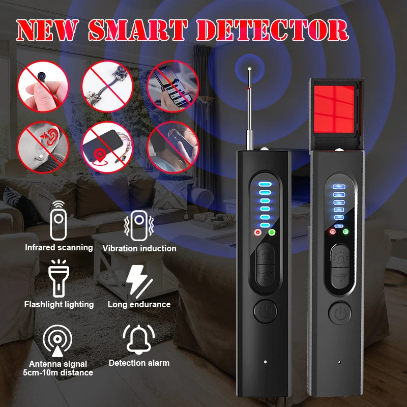 Hidden Camera Detector Alarm with Gps Signal Device Scanner Detector