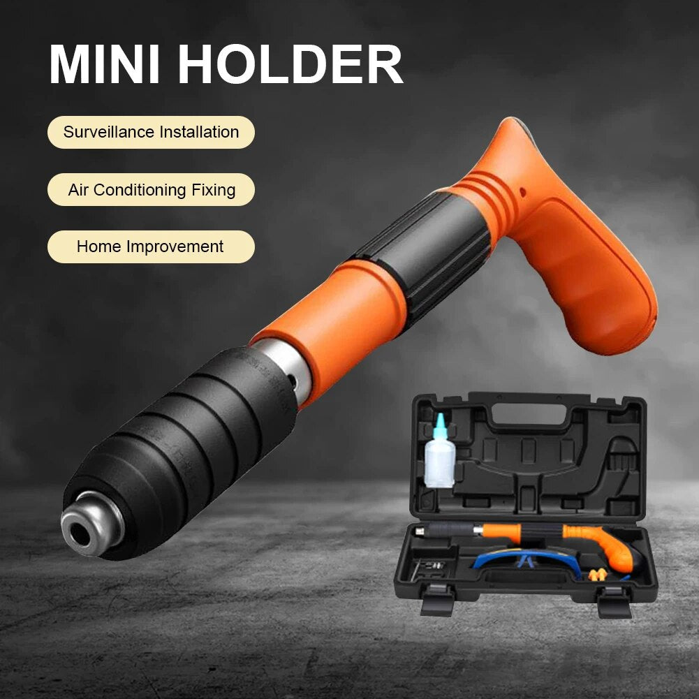 Mini Machine Nail Gun with 40/80/120 Nail Manual Wall Nail Fastening Tool Low Noise Woodworking Air Nailer