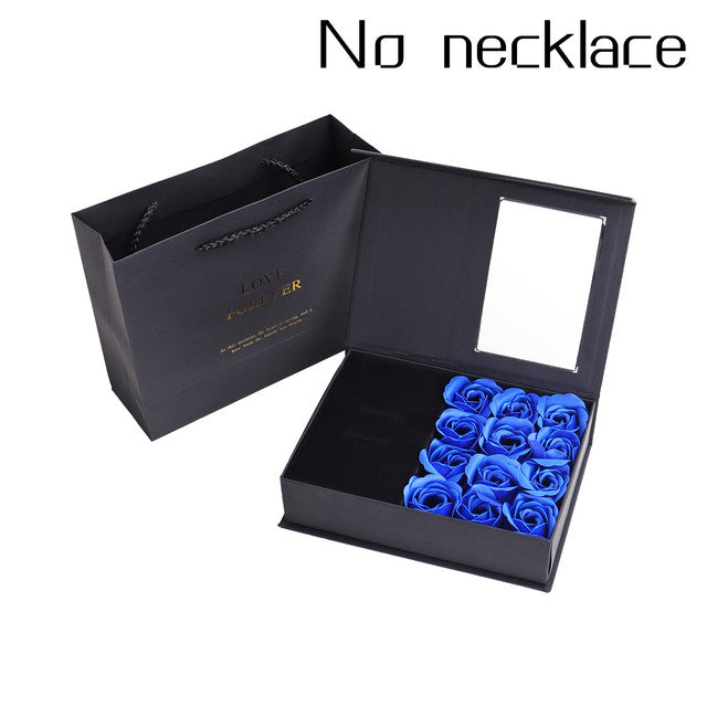 Mother's Day Gift: Rose Soap Flower Gift Box with Artificial Roses - Window Display