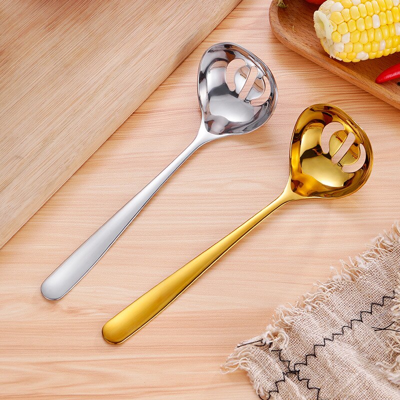 Golden Soup Spoon Ladle