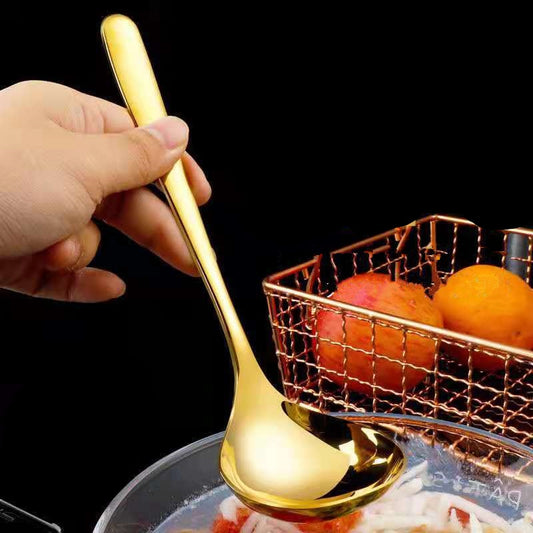 Golden Soup Spoon Ladle