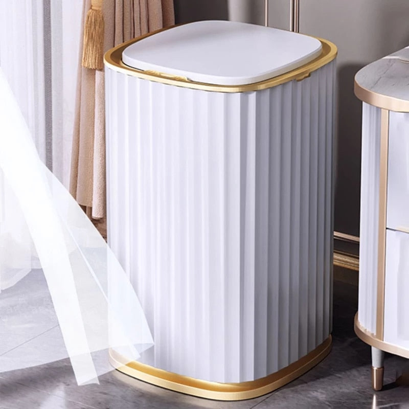 Smart Sensor Trash Can with Lid