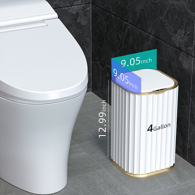 Smart Sensor Trash Can with Lid