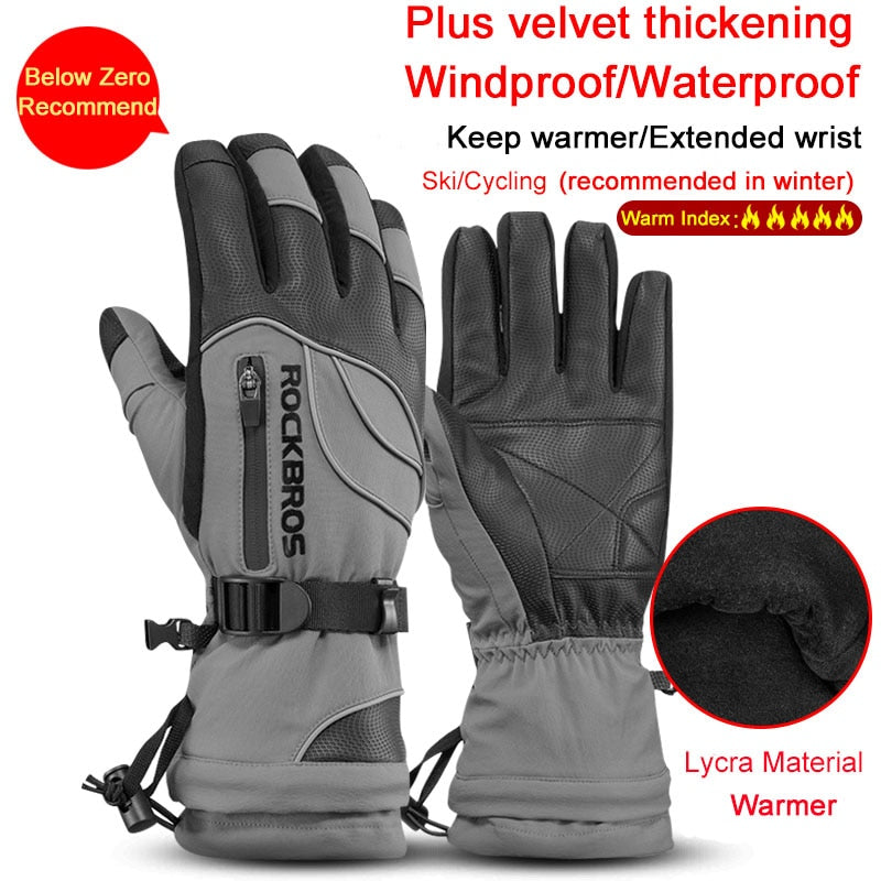 Waterproof Winter Ski Gloves