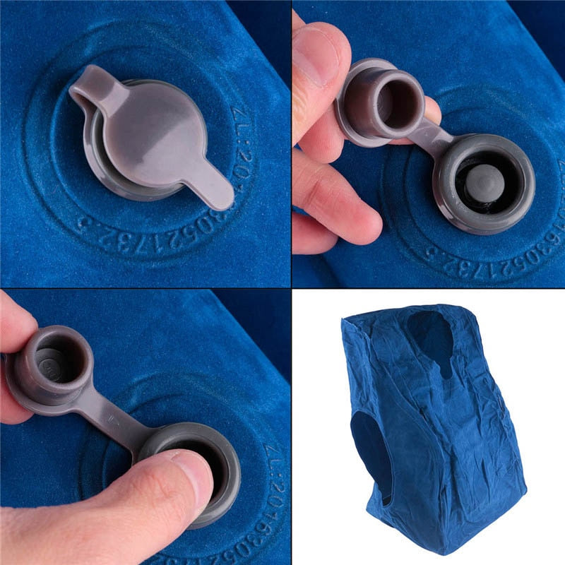 Inflatable Travel Pillow with Chin Support